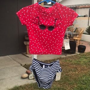 NWT Baby Gap Baby Girl 2 piece swimsuit 2Y $29.95